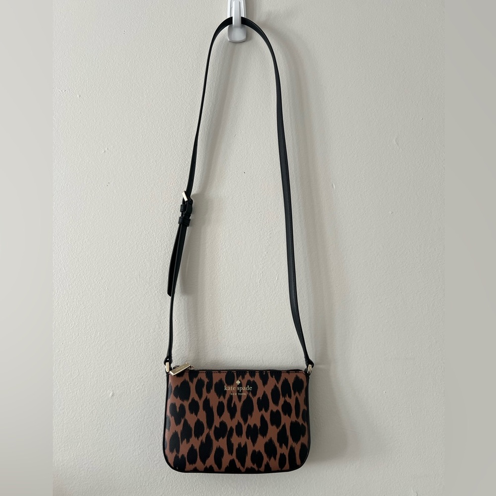 Kate Spade Leopard Print Crossbody Bag